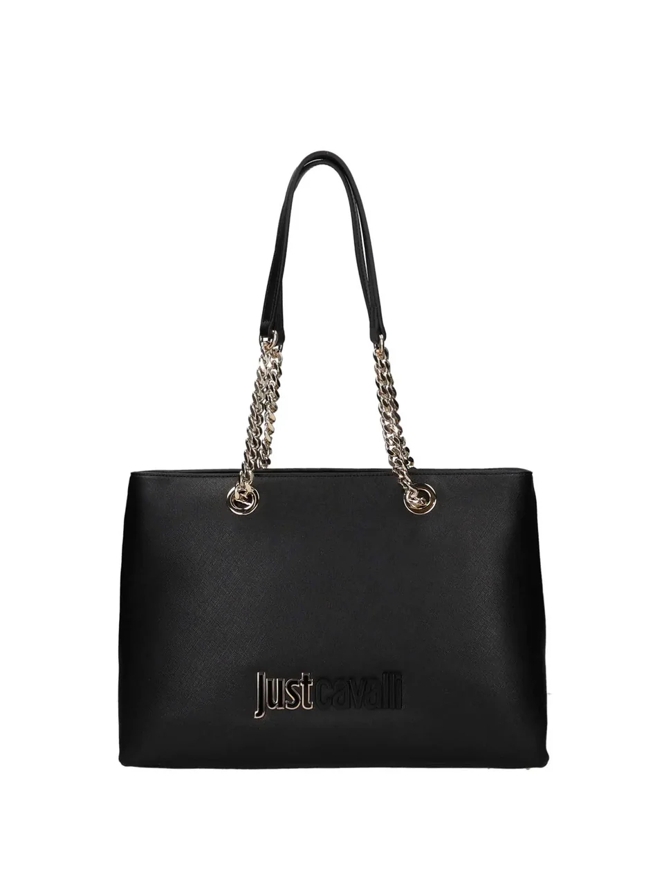 Just Cavalli Borse a spalla 80RA4BB9 METAL LETTERING-STYLE 5 Nero 