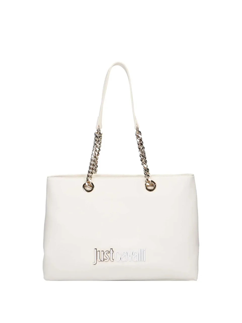 Just Cavalli Borse a spalla 80RA4BB9 METAL LETTERING-STYLE 5 Bianco