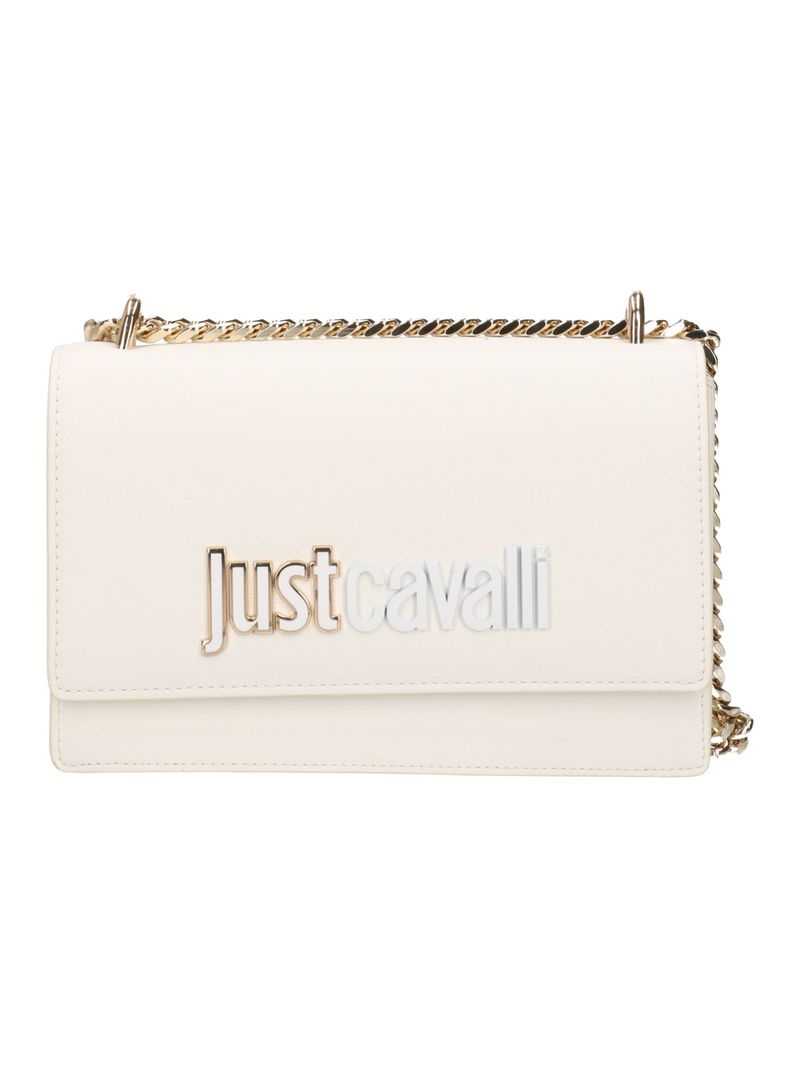 Just Cavalli Borse tracolla 80RA4BBA METAL LETTERING-STYLE 6 Bianco