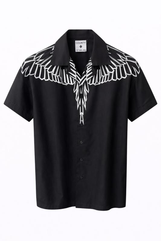 POPELINE SHIRT MAN Nero