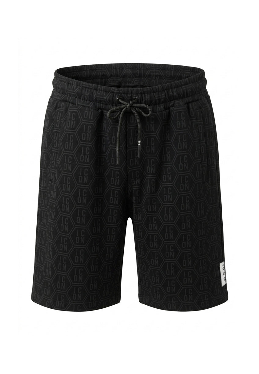 Icon Bermuda IUB027 HIVE CODE ALL OVER Nero 