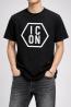 Icon T-shirt IUT040 LOGO BRICK Nero  - Foto 1