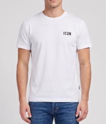 Icon T-shirt IUPRET001 RICAMO BASIC Bianco 