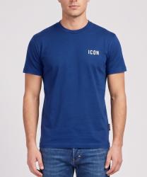 Icon T-shirt IUPRET001 RICAMO BASIC Blu