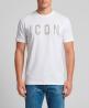 Icon T-shirt IUT025 LOGO BORCHIATO Bianco - Foto 1