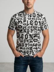 Icon T-shirt IUT018 ALL OVER SPLASH COOL Bianco