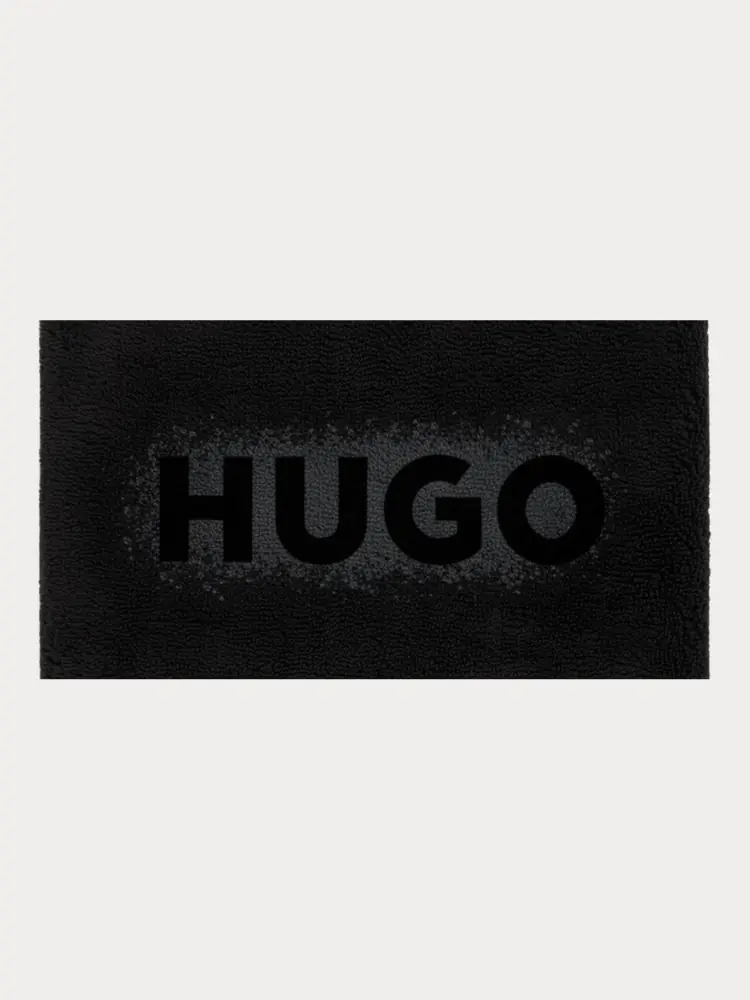 Boss Telo mare 50561230 SPRAY LOGO TOWEL Nero 