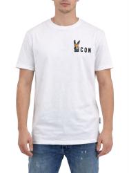Icon T-shirt IUT027 TSHIRT STAMPA PUPAZZO Bianco