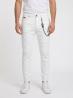 Icon Bermuda IUD033 DENIM LOGO NERO SU TASCA Bianco - Foto 1