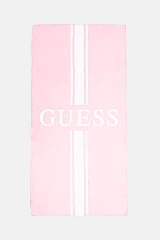 GUESS LOGO MICROFIBER TOWEL Rosa