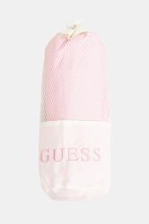 GUESS LOGO MICROFIBER TOWEL Rosa