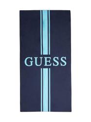 GUESS LOGO MICROFIBER TOWEL Blu