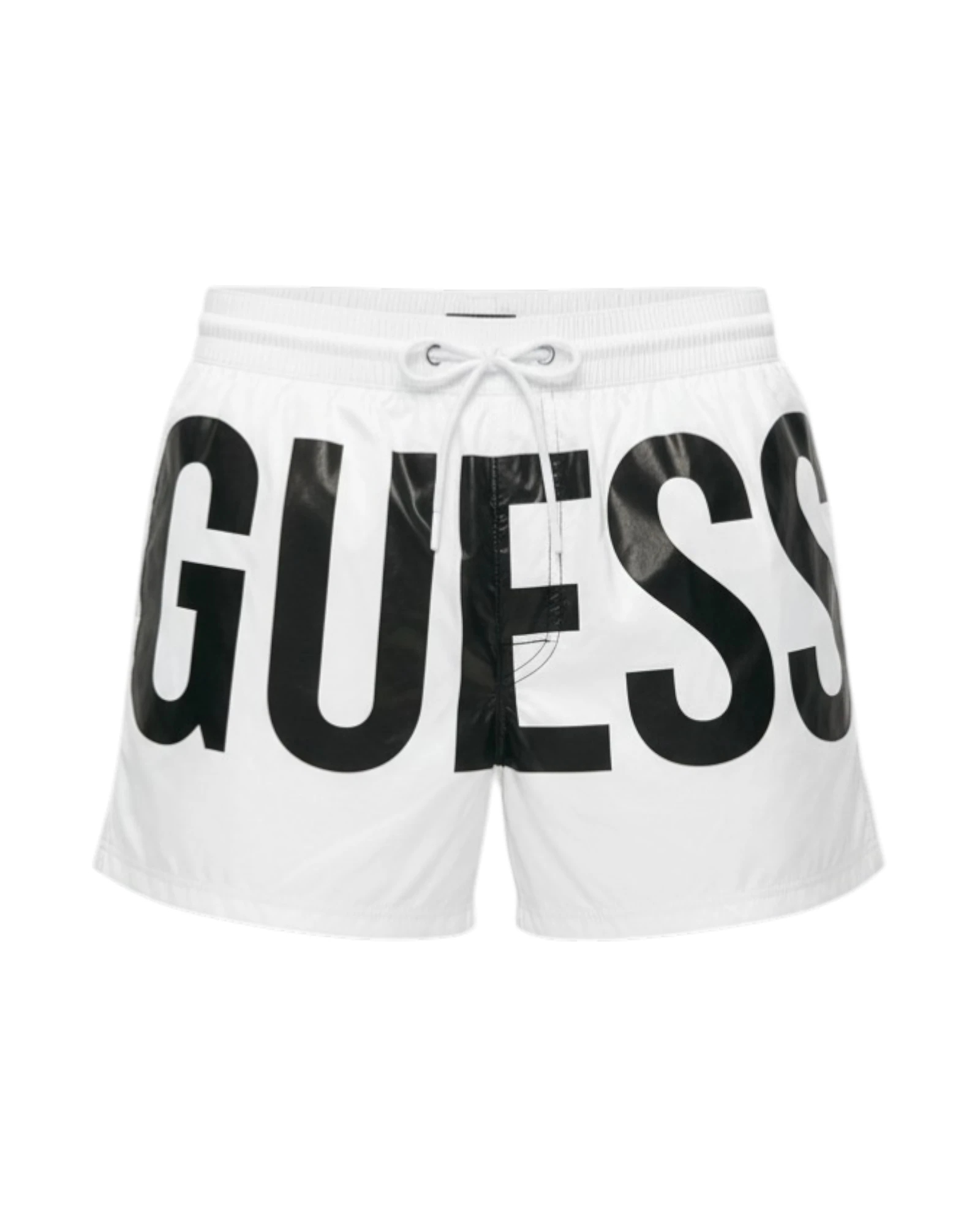 Guess Costume SWIMTRUNK ULTRA LOGO SHORT Bianco