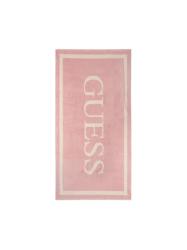 Guess Telo mare TOWEL JACQUARD GUESS FRAME Rosa