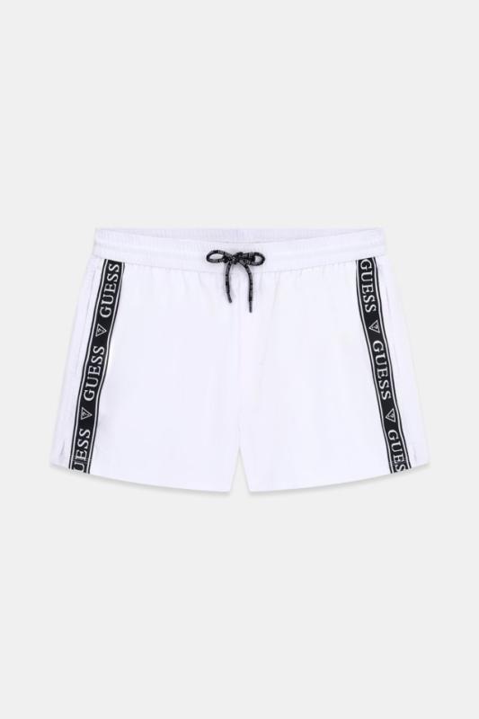 SWIMTRUNK LOGO TAPE MEDIUM Bianco