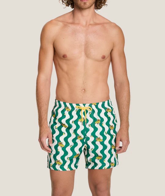 4giveness Costume 126MBWSO6324 SHORT CORTO MARE Verde