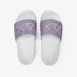 Sun 68 Scarpe mare X36211 SLIPPERS STRASS LOGO Lilla