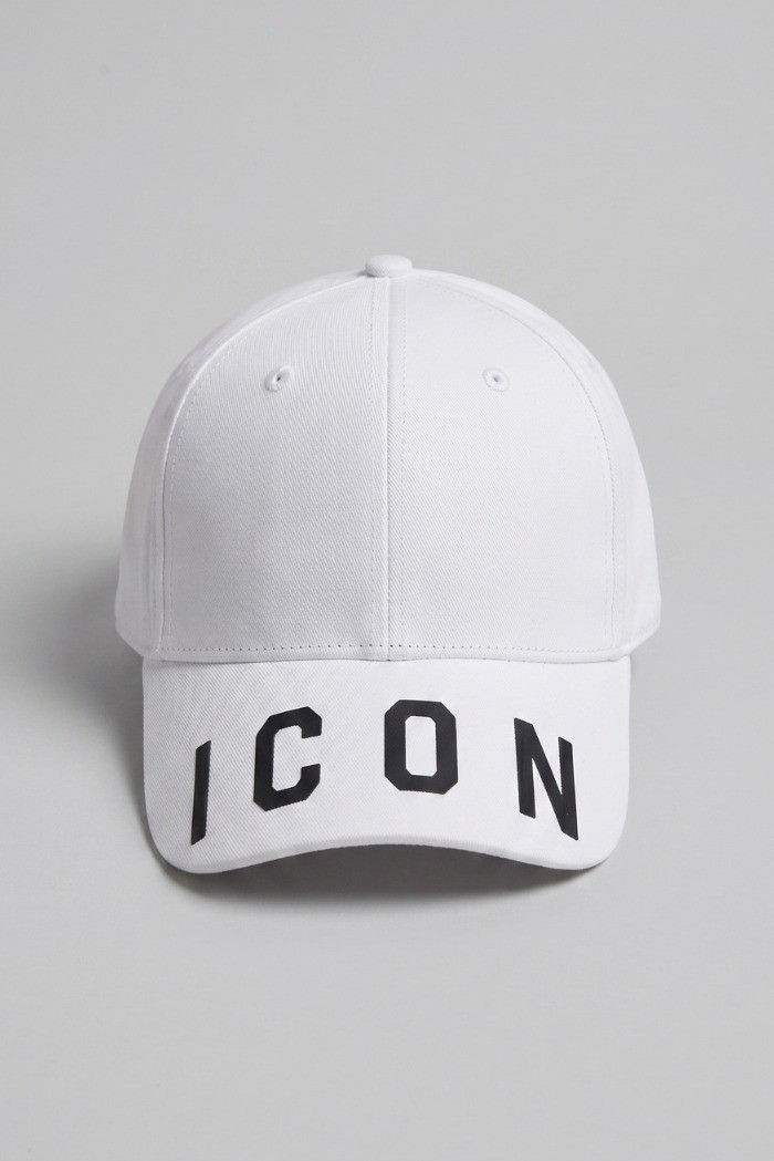 Icon Cappellini INB002 LOGO SU VISIERA Bianco