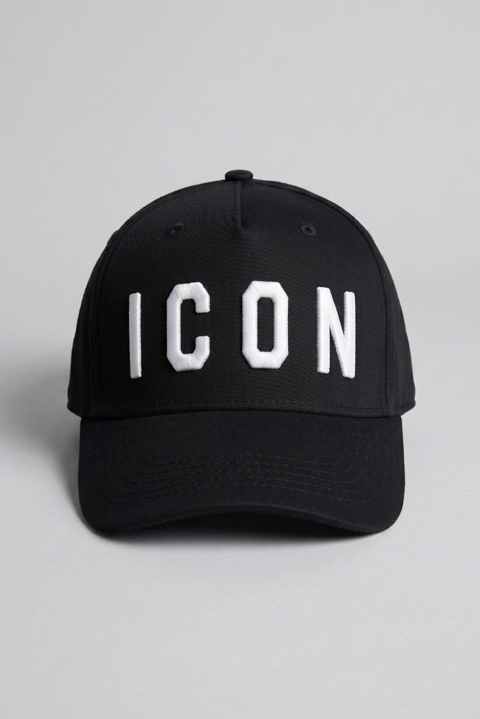 Icon Cappellini INB001 LOGO RICAMATO Nero 