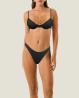 4giveness Costume 126WBWBK6234 BIKINI BALCONCINO RIBS COLOURS Nero  - Foto 1