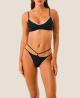 4giveness Costume 126WBWBK5635 TOP COLOR CROCHE Nero  - Foto 1