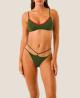 4giveness Costume 126WBWBK5635 TOP COLOR CROCHE Verde - Foto 1