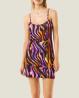 4giveness Vestiti 126WCUAC5889 ABITO CORTO HYPNOTIC ZEBRA Multicolore - Foto 1