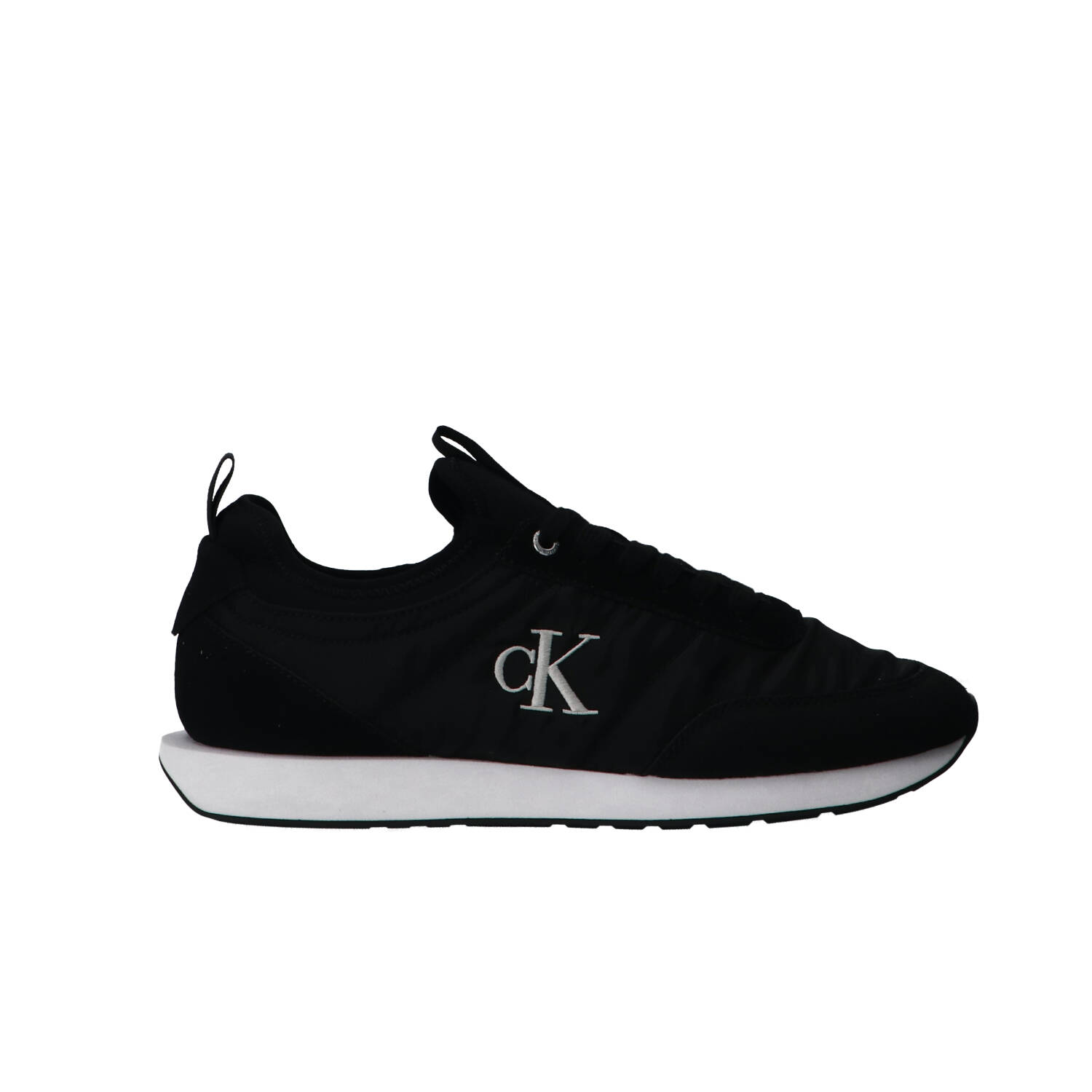 Calvin Klein Sneakers RETRO RUNNER SOCK LACEUP MIX Nero