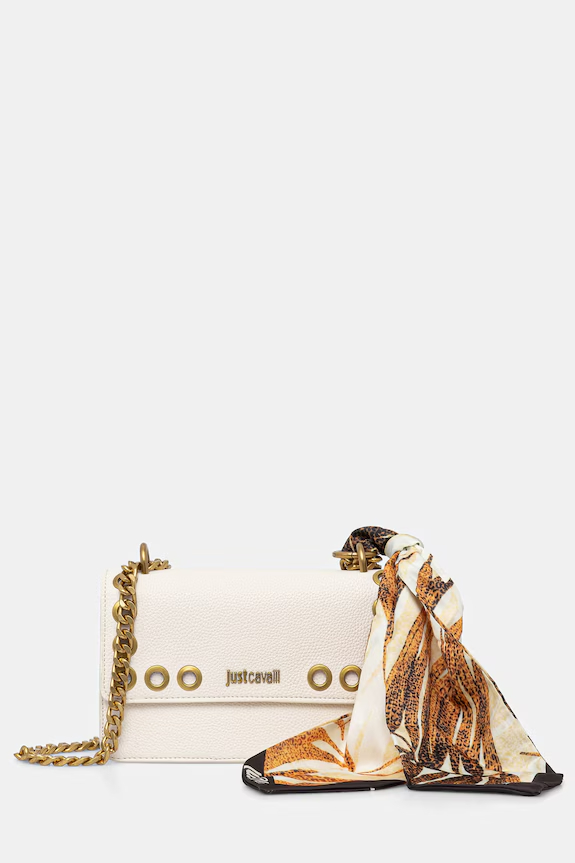 Just Cavalli Borse tracolla 80RA4BF4 FOULARD EYELETS-STYLE 4 Bianco