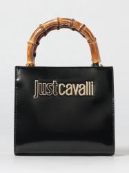 Just Cavalli Borse a mano 80RA4BD2  METAL LETTERING BAMBOO Nero