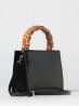 Just Cavalli Borse a mano 80RA4BD2  METAL LETTERING BAMBOO Nero - Foto 2