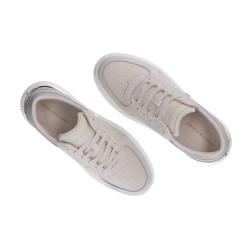 SHINY LEATHER PLATFORM Beige