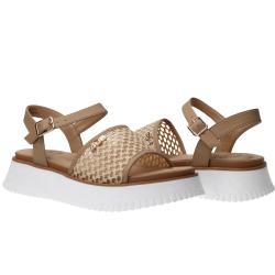 4BX177-Z TRAFORATA PLATFORM Cuoio