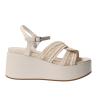 Gold&gold Sandali GU358 CINTURINO PLATFORM  Beige - Foto 1