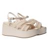 Gold&gold Sandali GU358 CINTURINO PLATFORM  Beige - Foto 2