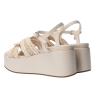 Gold&gold Sandali GU358 CINTURINO PLATFORM  Beige - Foto 5