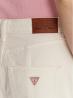 Guess Jeans W6RA1HD6521 G11 HR WIDE LEG CROP SEAMED Bianco - Foto 3