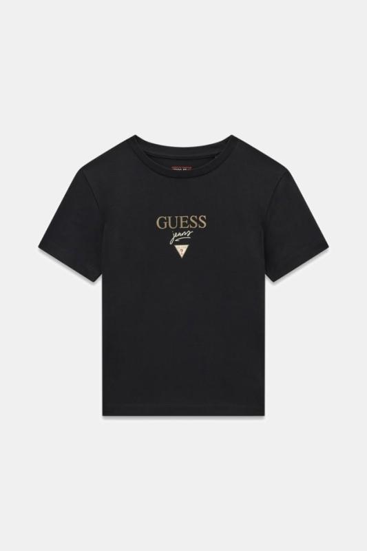 W6RI15J1314 GJ SS CN BABY BAKER TEE Nero 
