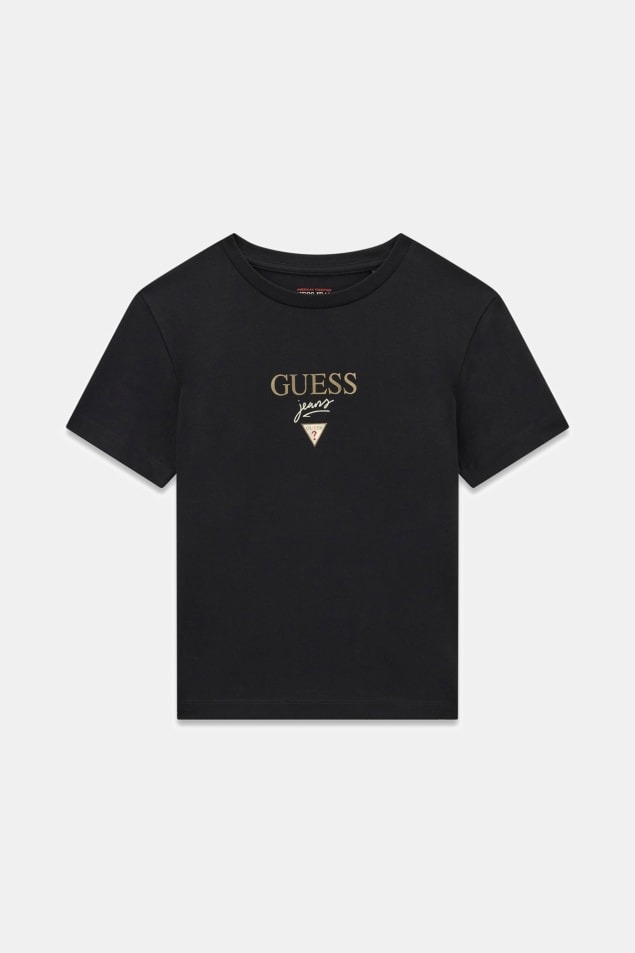 Guess T-shirt W6RI15J1314 GJ SS CN BABY BAKER TEE Nero 