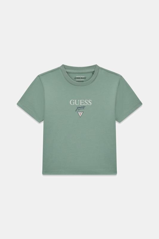 W6RI15J1314 GJ SS CN BABY BAKER TEE Verde