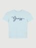 Guess T-shirt V6GI01K2962 CIRCLE SS CN T-SHIRT Azzurro - Foto 1