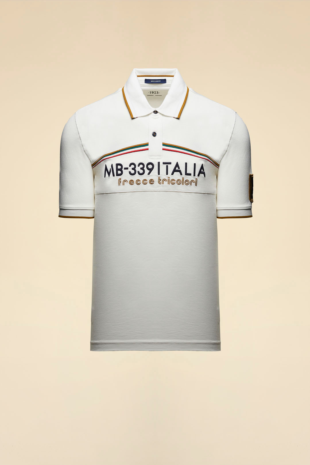 Aeronautica Militare Polo 261PO192UJP00002 PIQUE' TRI Bianco