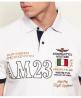 Aeronautica Militare Polo 261PO1916UP00191 SCUDETTO FRECCE TRI Bianco - Foto 2