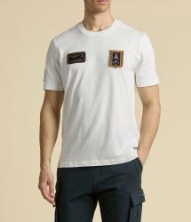 Aeronautica Militare T-shirt 261TS2544UJ00592 PATCH FRECCE TRI Bianco