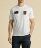 Aeronautica Militare T-shirt 261TS2544UJ00592 PATCH FRECCE TRI Bianco - Foto 1