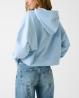 Guess Felpe W6RQ00K6814 GJ DROP SHOULDER BAKER CROPPED  Azzurro - Foto 2