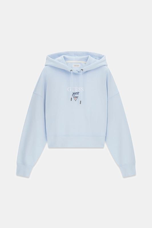 W6RQ00K6814 GJ DROP SHOULDER BAKER CROPPED  Azzurro