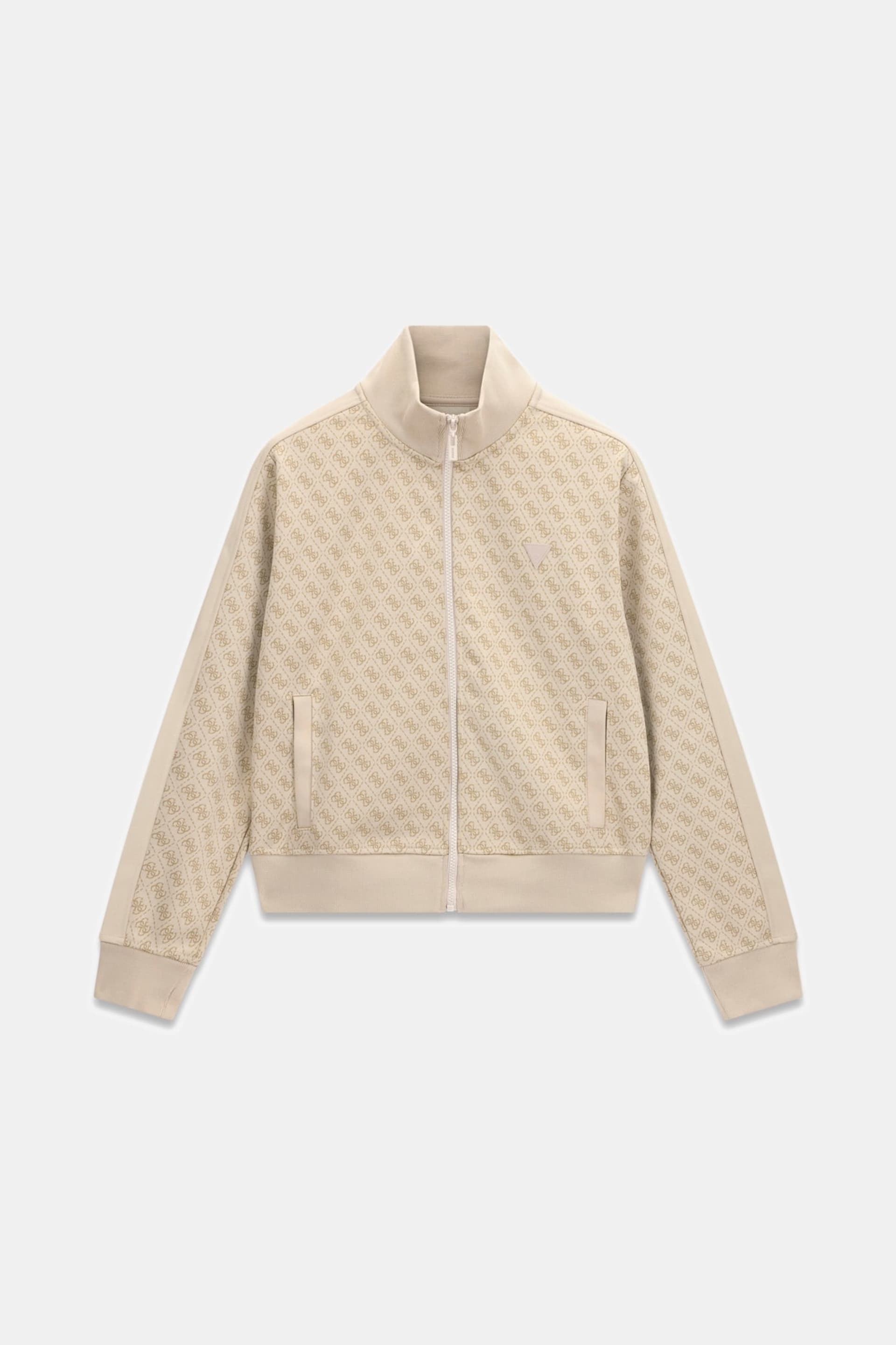 Guess Felpe V6RQ08K2042 MAYA 4G FULL ZIP Beige