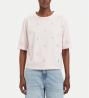 Guess T-shirt V6GI18K2985 SILVY 4G SS CN Rosa - Foto 1