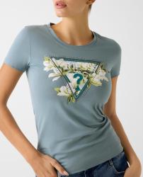 W6RI35J1314 SS CN CAMELIA TRIANGLE TEE Verde
